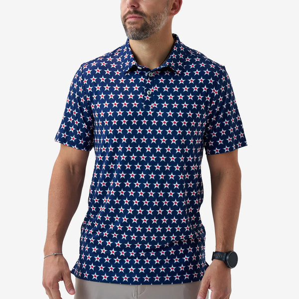 Burlebo Performance Polo Texas Vintage Navy