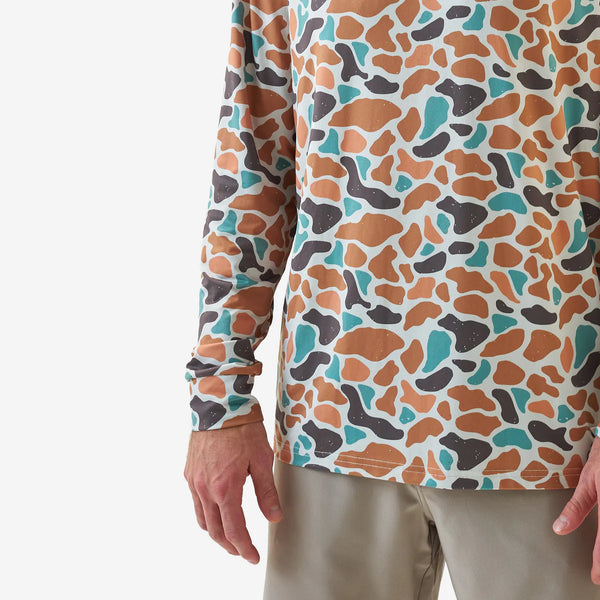 Burlebo Performance Hoodie- Bayside Camo