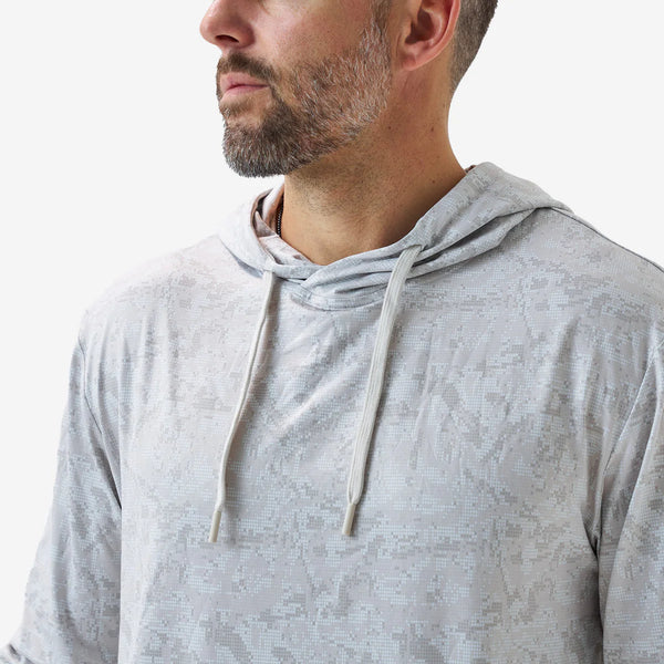 Burlebo Performance Hoodie- Digi Camo Ivory