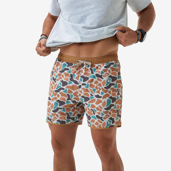 Burlebo Swim Trunks- Bayside Camo