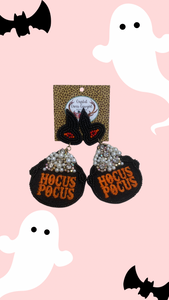 Hocus Pocus Cauldron Earrings