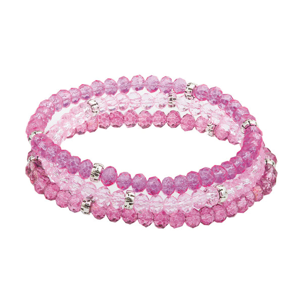 My Fun Colors Crystal Bracelet 3 Stack