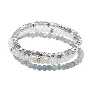 My Fun Colors Crystal Bracelet 3 Stack