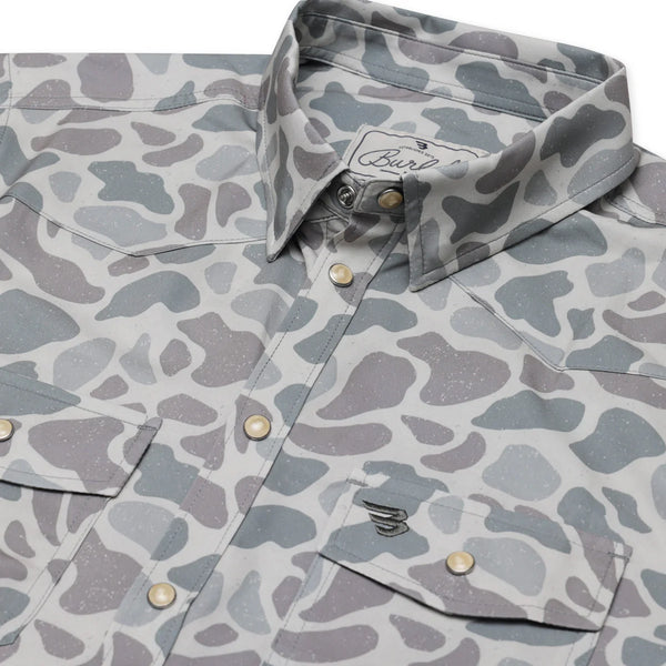 Burlebo Performance Western Shirt- Classic Deer Camo