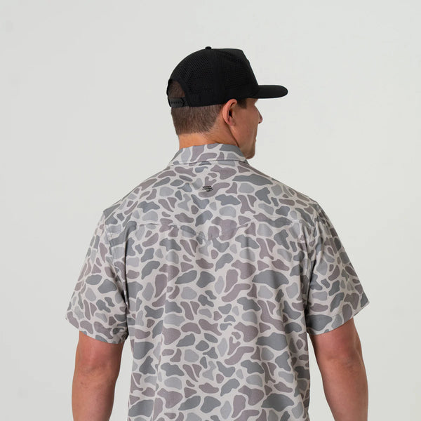 Burlebo Performance Western Shirt- Classic Deer Camo