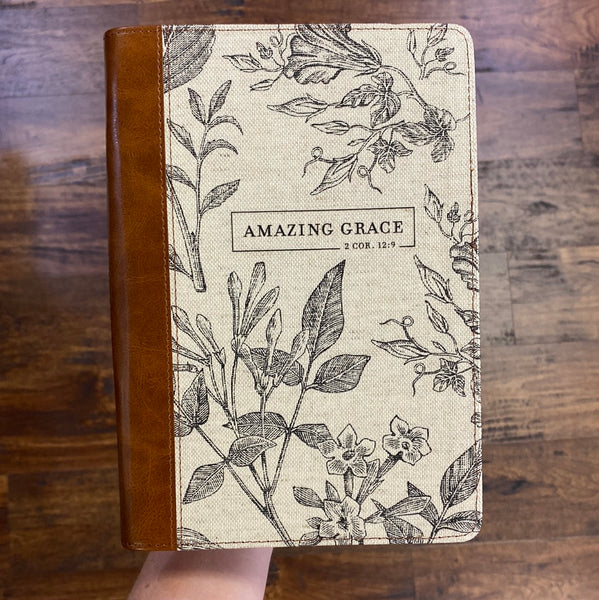 Amazing Grace Zip Journal