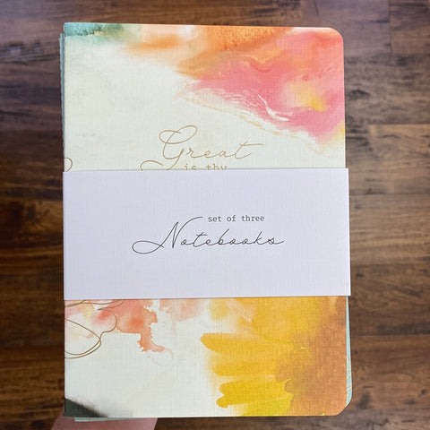 Notebook set: Great is Thy Faithfulness