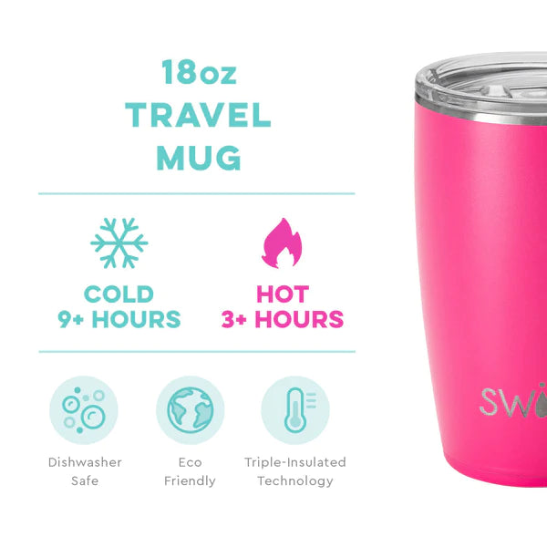 Swig Life Hot Pink Travel Mug
