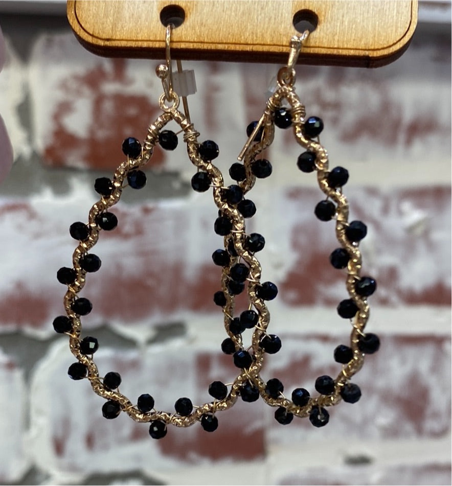 Pink Panache Dark Vine Earrings
