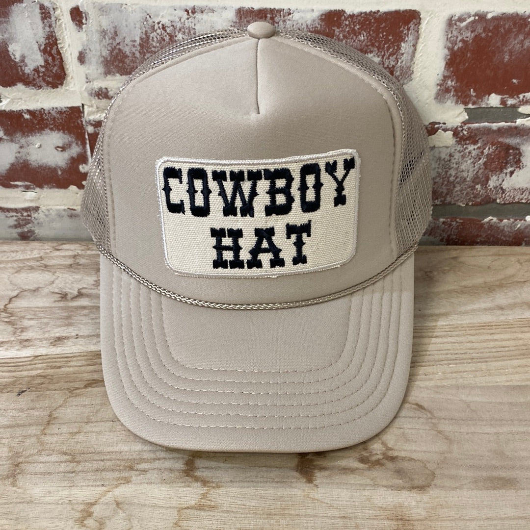 Cowboy Hat Foam Trucker Cap