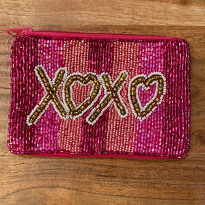 Valentines Beaded Coin Purses