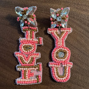 Love You Earrings