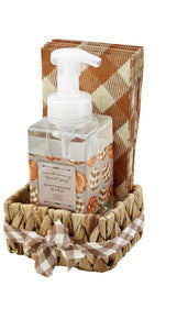 Mudpie Fall Soap and Napkins Set