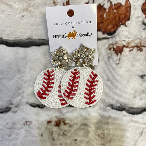 Star Stud Baseball earrings