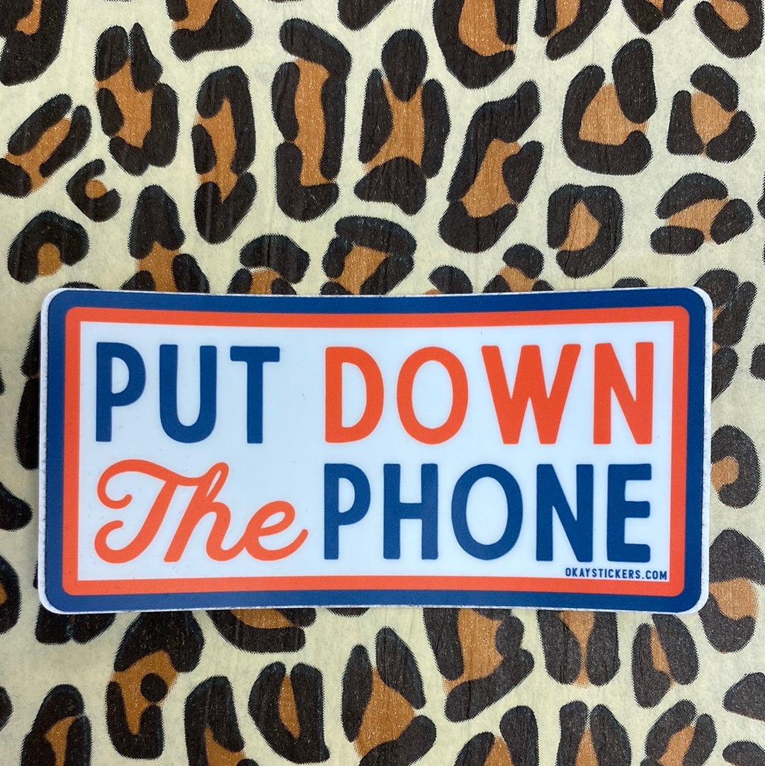 Put Down the Phone Sticker