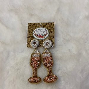 Champagne Toast Earrings