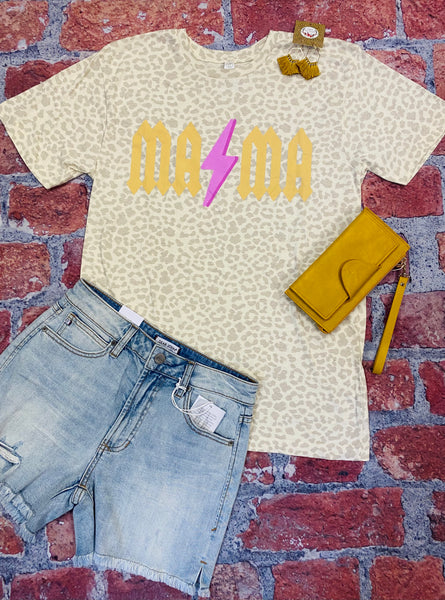 Mama Lightening Bolt Tee